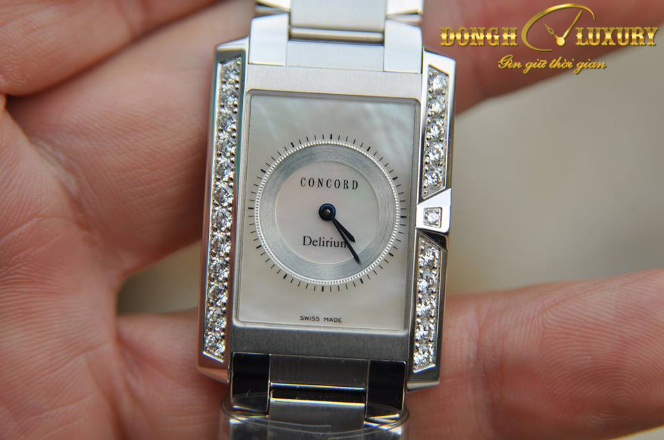 concord delirium womens watch 18k white gold case diamond 18k white gold bracelet swiss quartz 0311004 po2 7