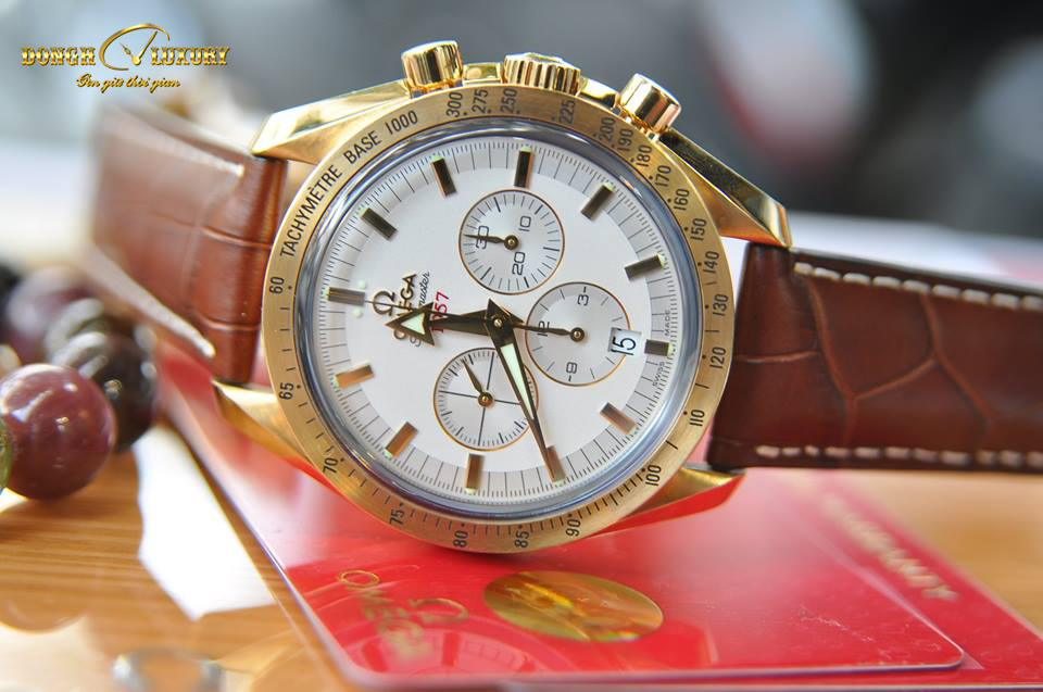 Đồng hồ Omega vàng hồng đúc 18k tinh tế và sang trọng