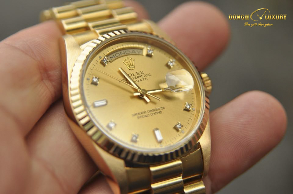 dong ho rolex day date president 18238 4