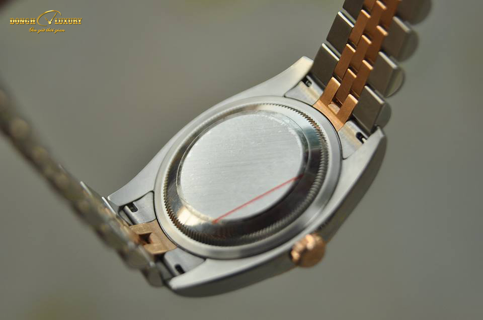 Đồng hồ Rolex Datejust 116231 mặt tia hồng vàng đúc 18k