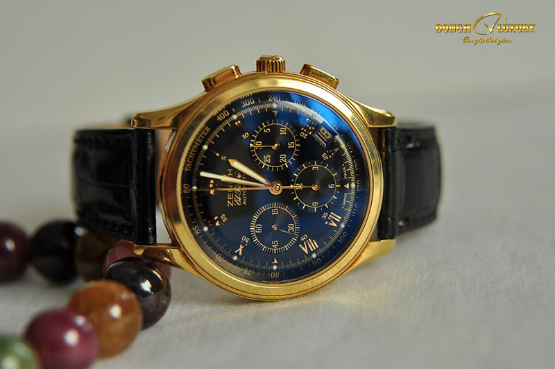 Đồng hồ Zenith Chronograph El Primero vàng đúc 18K chính hãng