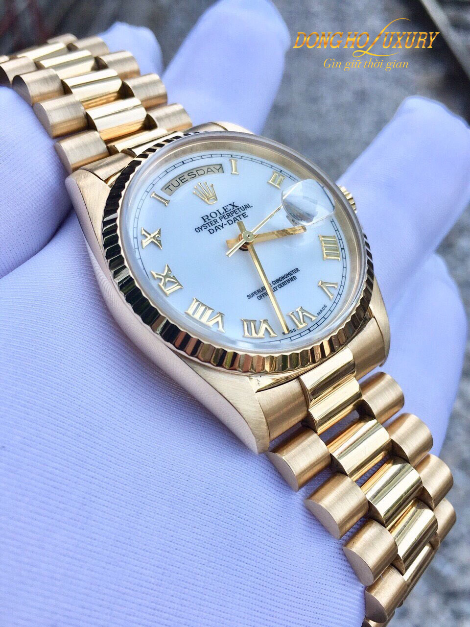 dong ho rolex day date 18238 president 3