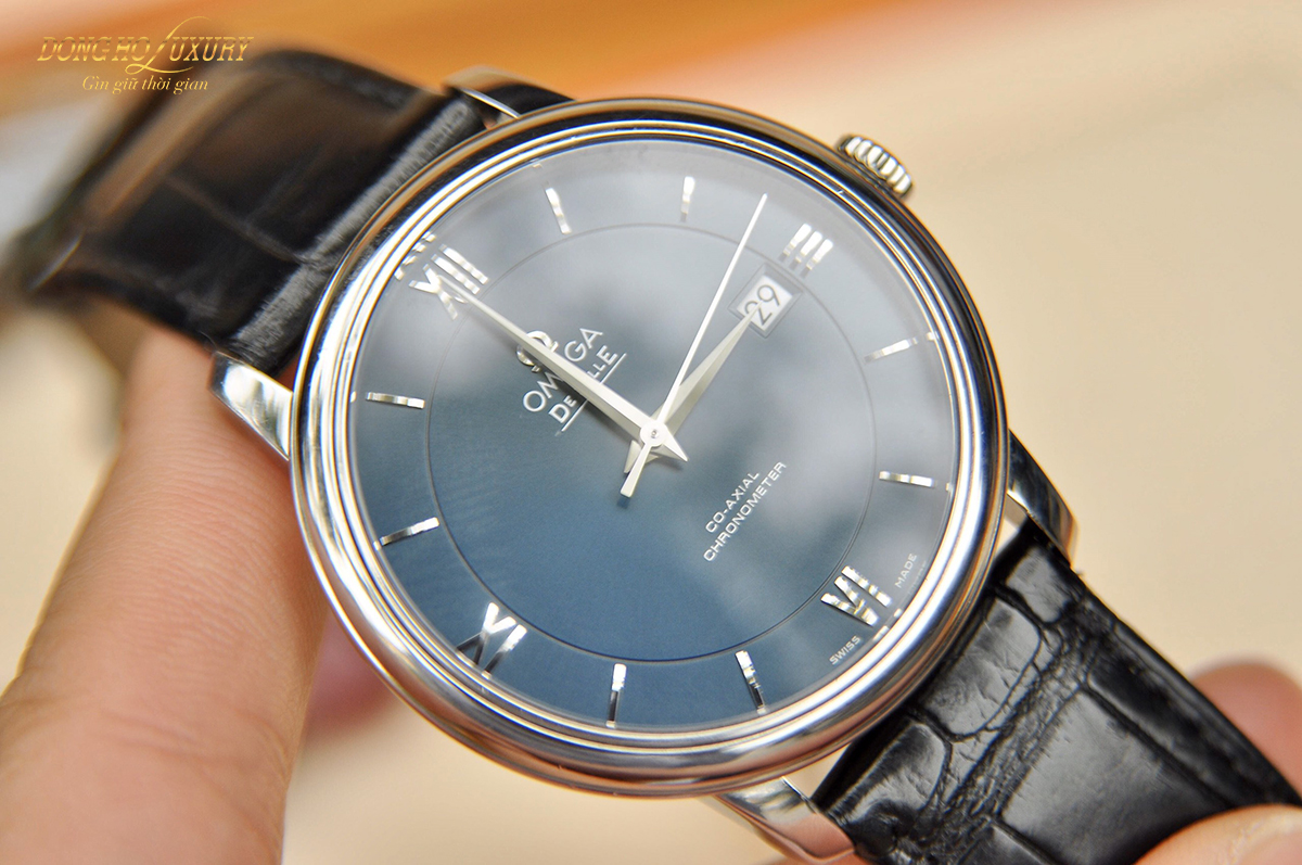 dong ho omega de ville 424 13 40 20 03 001 automatic co axial size 39 5mm 5