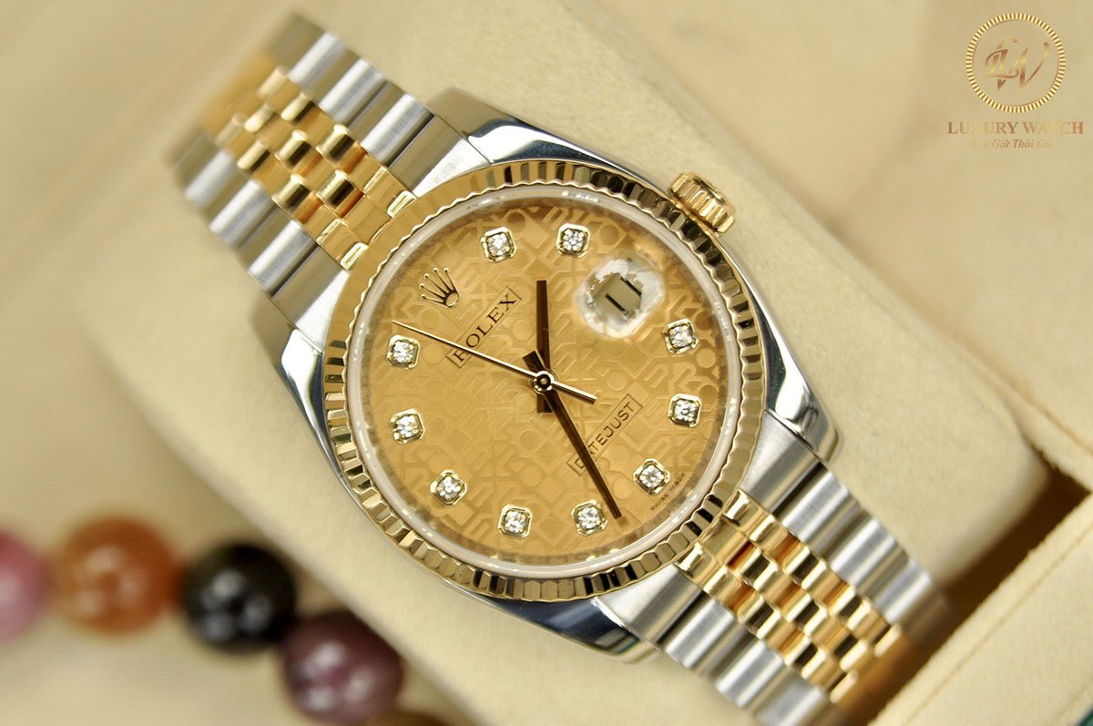 dong ho rolex oyster perpetual datejust 116233 cu demi vang 18k size 36mm 2