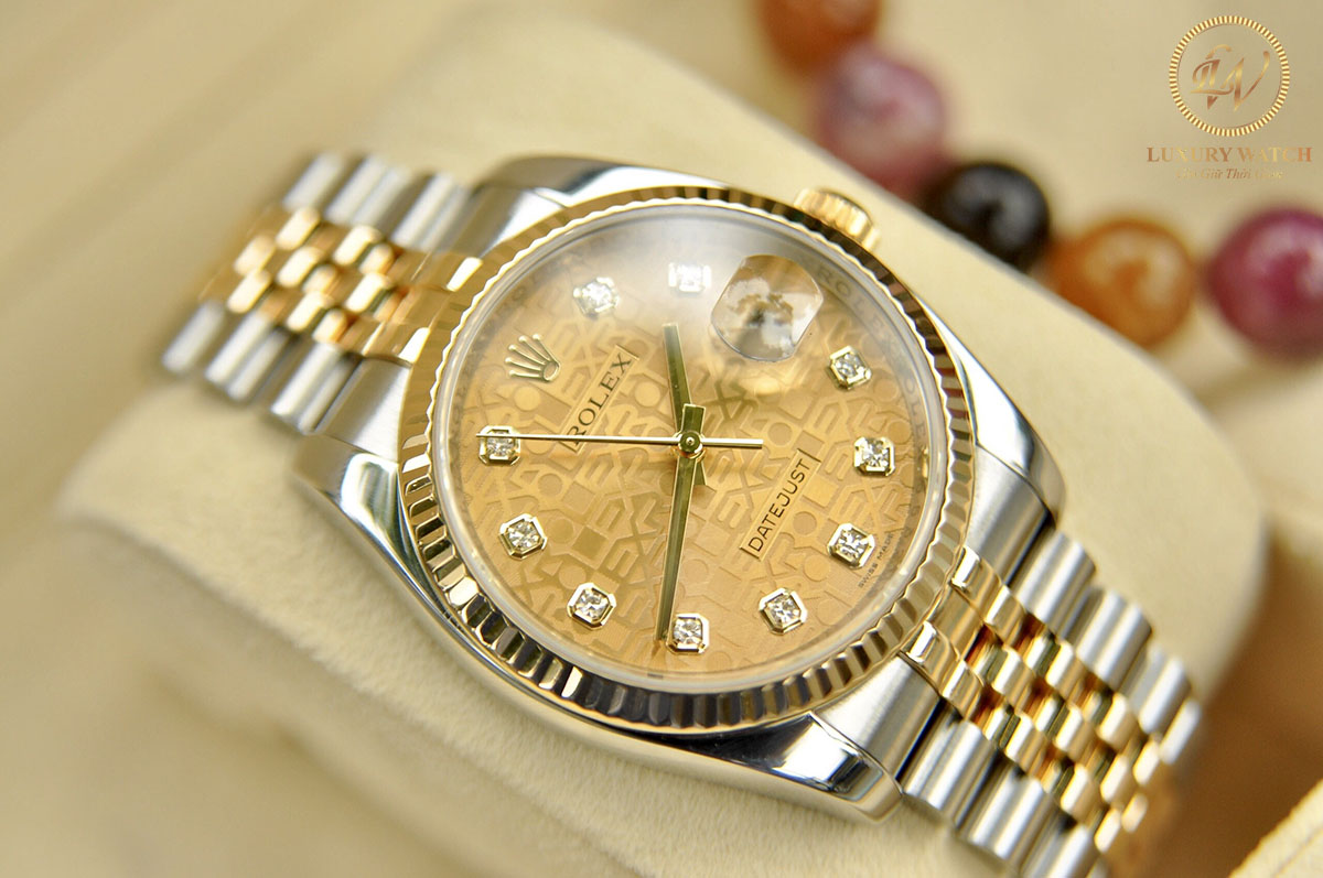 dong ho rolex oyster perpetual datejust 116233 cu demi vang 18k size 36mm 7