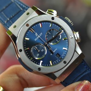 dong ho hublot classic fusion titanium chronograph navy dial new 2018 – 42 mm 21